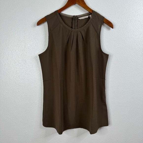 Soft Surroundings Teagan Brown Tank Top Size Small - Picture 2 of 5
